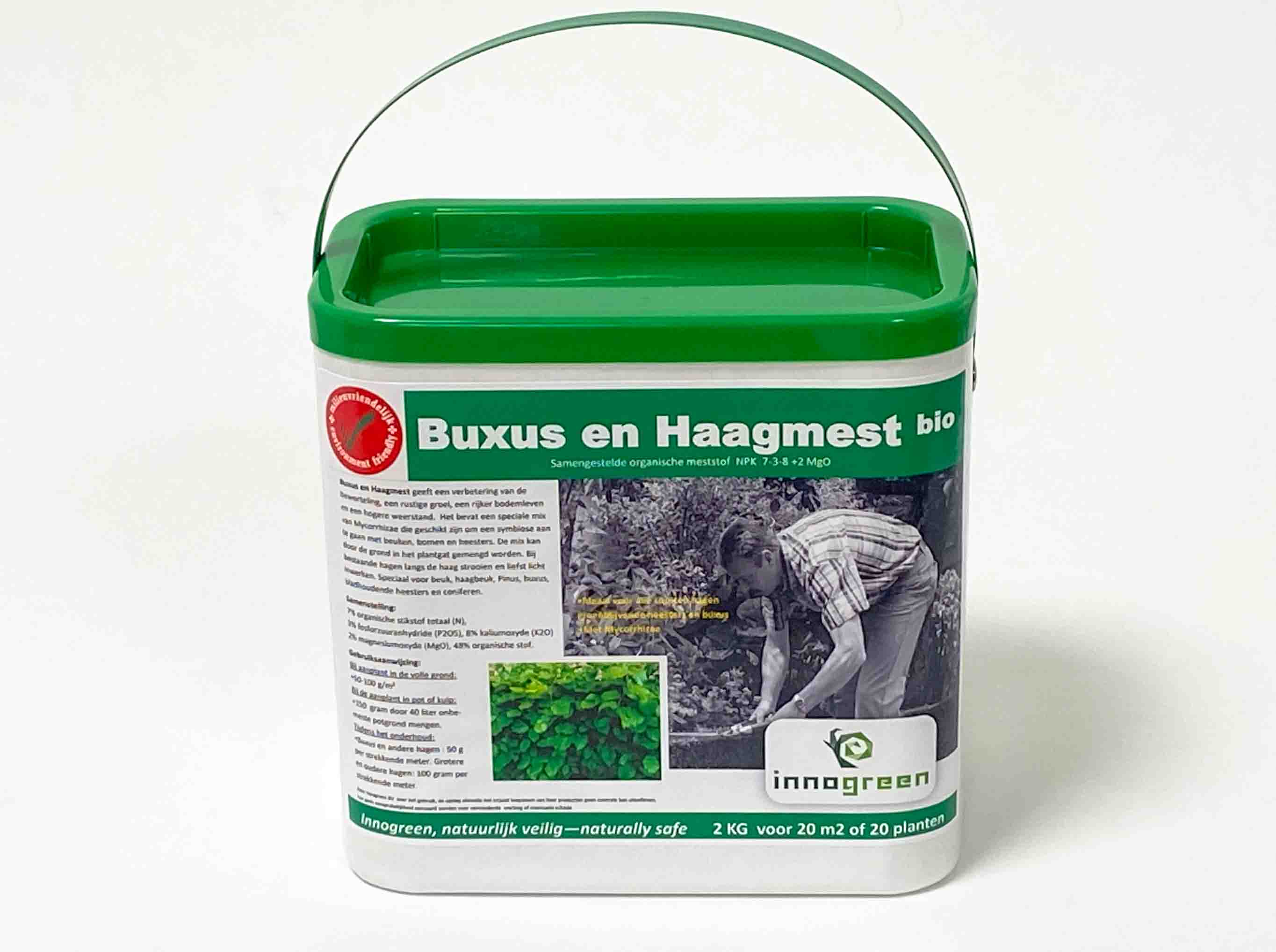 Foto: Innogreen Buxus- en Hagenmest 2 kg